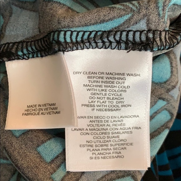 Anne Klein Print Blouse Sz 0X NWT - Picture 10 of 11